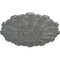 Ekena Millwork Durham Ceiling Medallion (Fits Canopies up to 4 1/4"), Hand-Painted Silver, 31"OD x 1 1/2"P CM31DUSLS - alternate 4